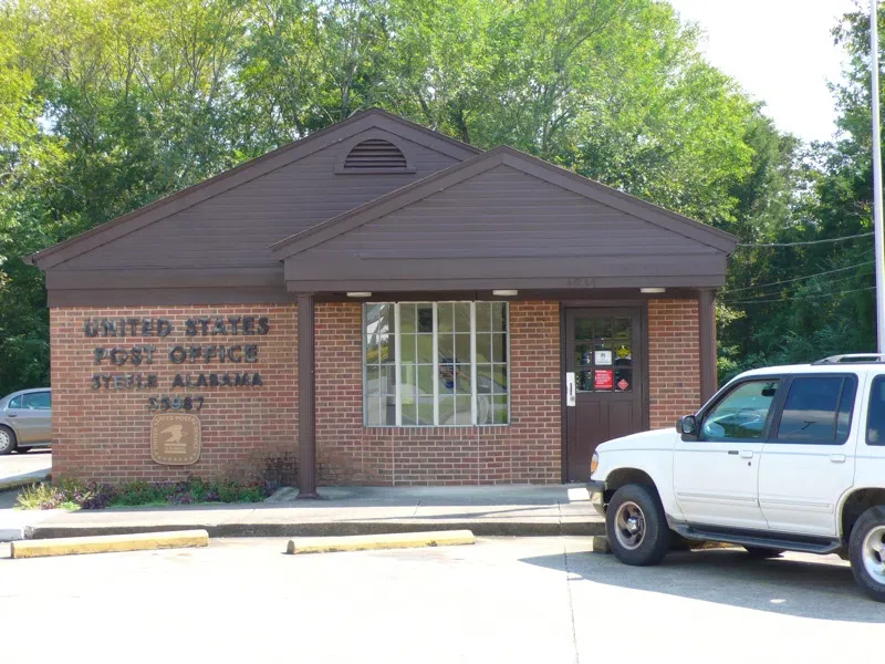 Post office in Steele, Alabama