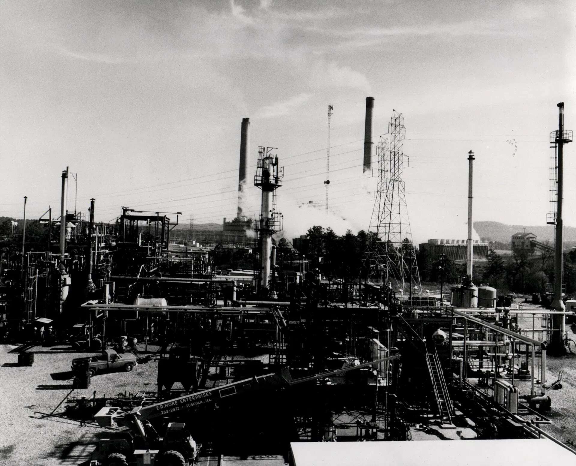 Industrial plant in Wilsonville, Alabama (alternate view)