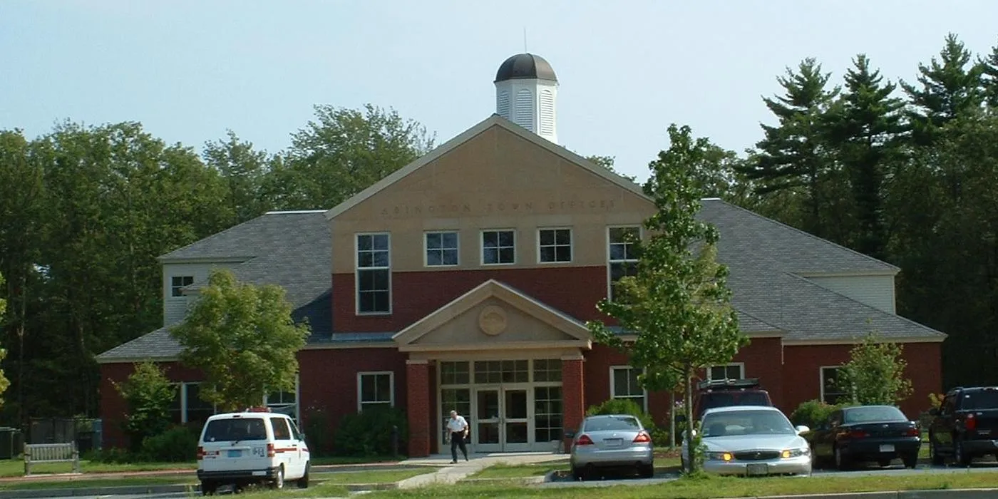 Abington Town Hall, Abington, Massachusetts.