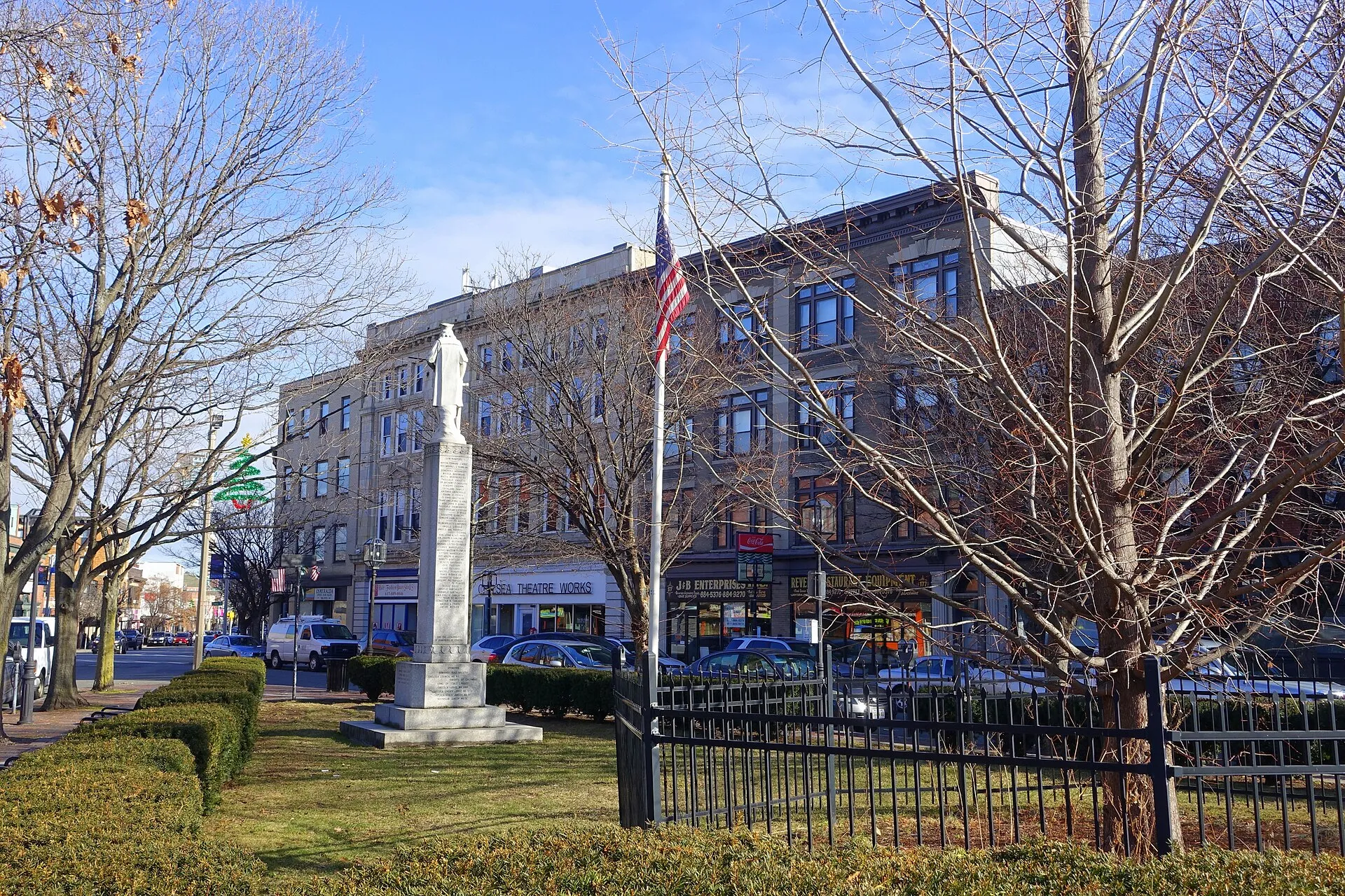 Columbus Park - Chelsea, Massachusetts, USA.