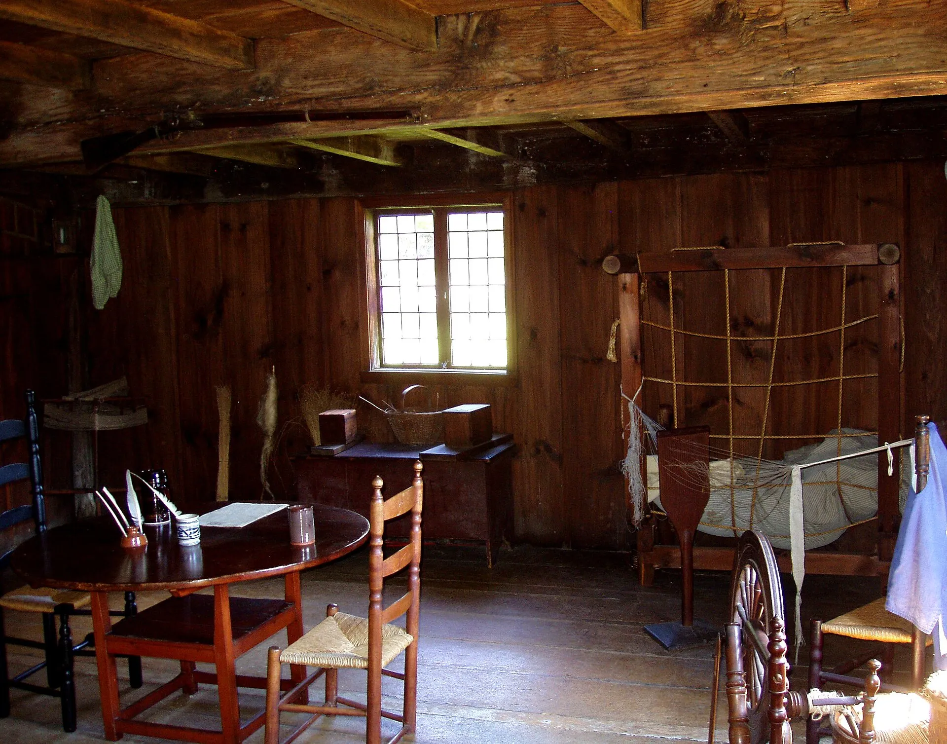 Rebecca Nurse Homestead - Danvers, Massachusetts (interior view).