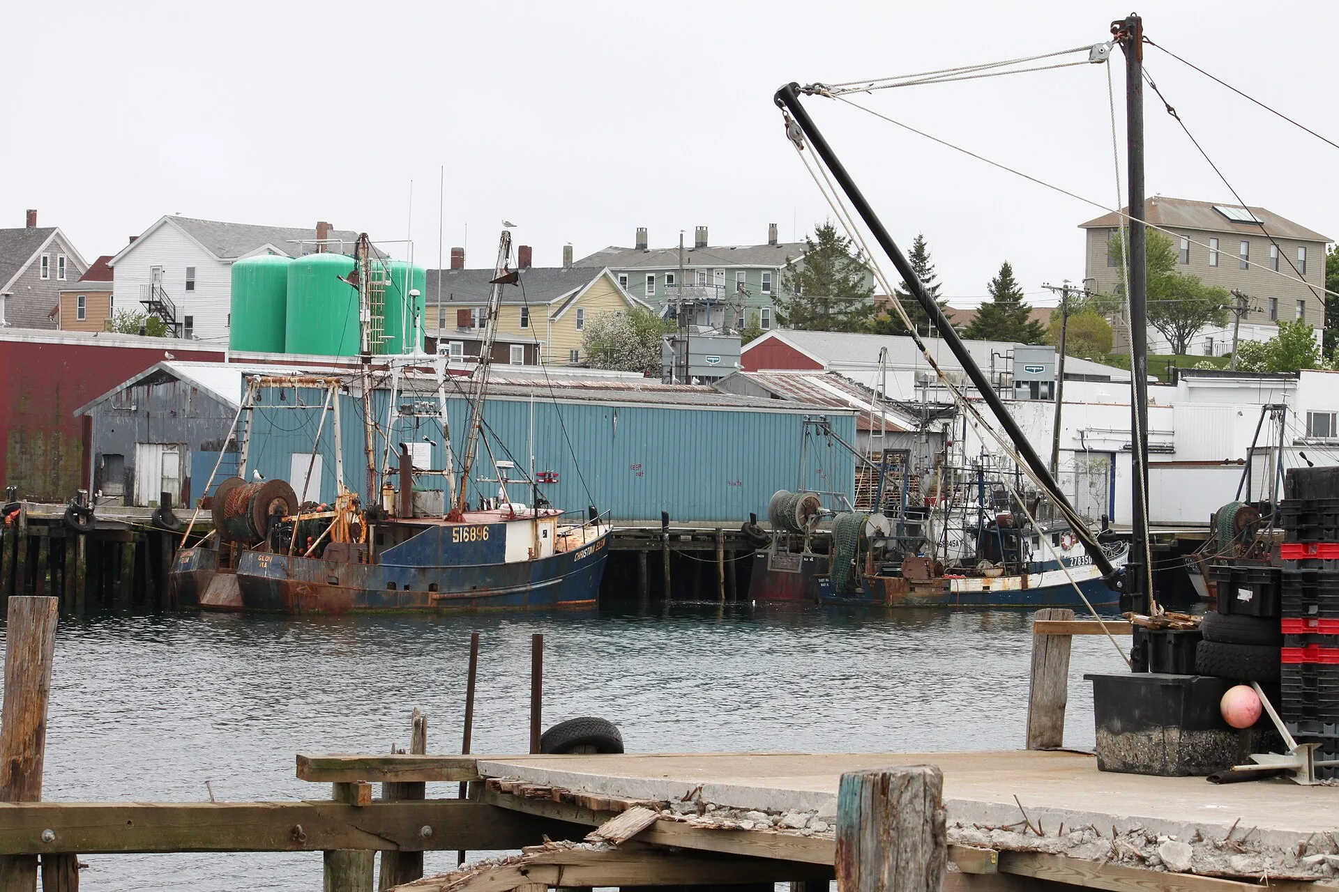 Gloucester Harbor on Cape Ann.