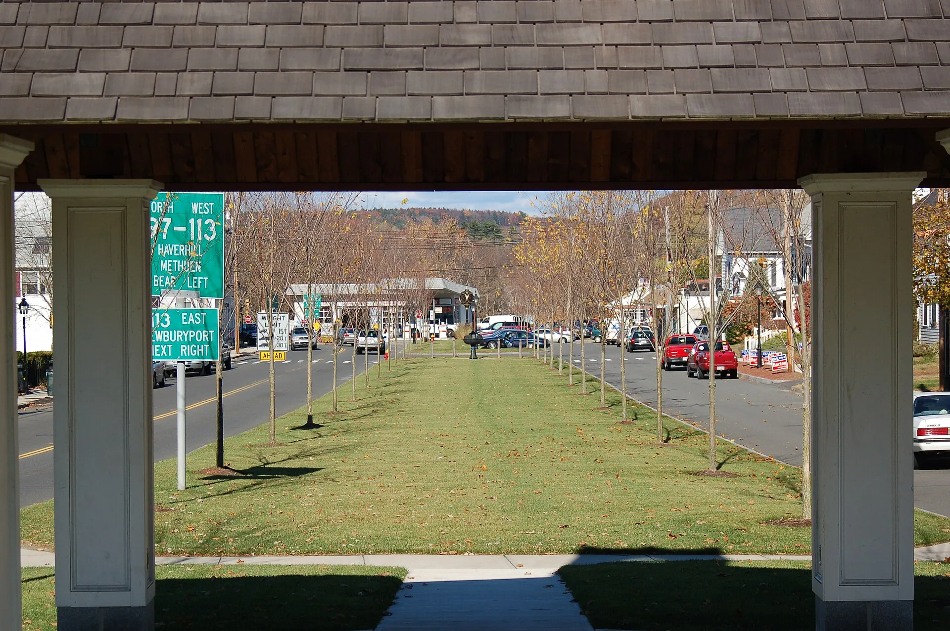 Downtown Groveland, MAssachusetts. Photo taken by Author, Richard B. Johnson.