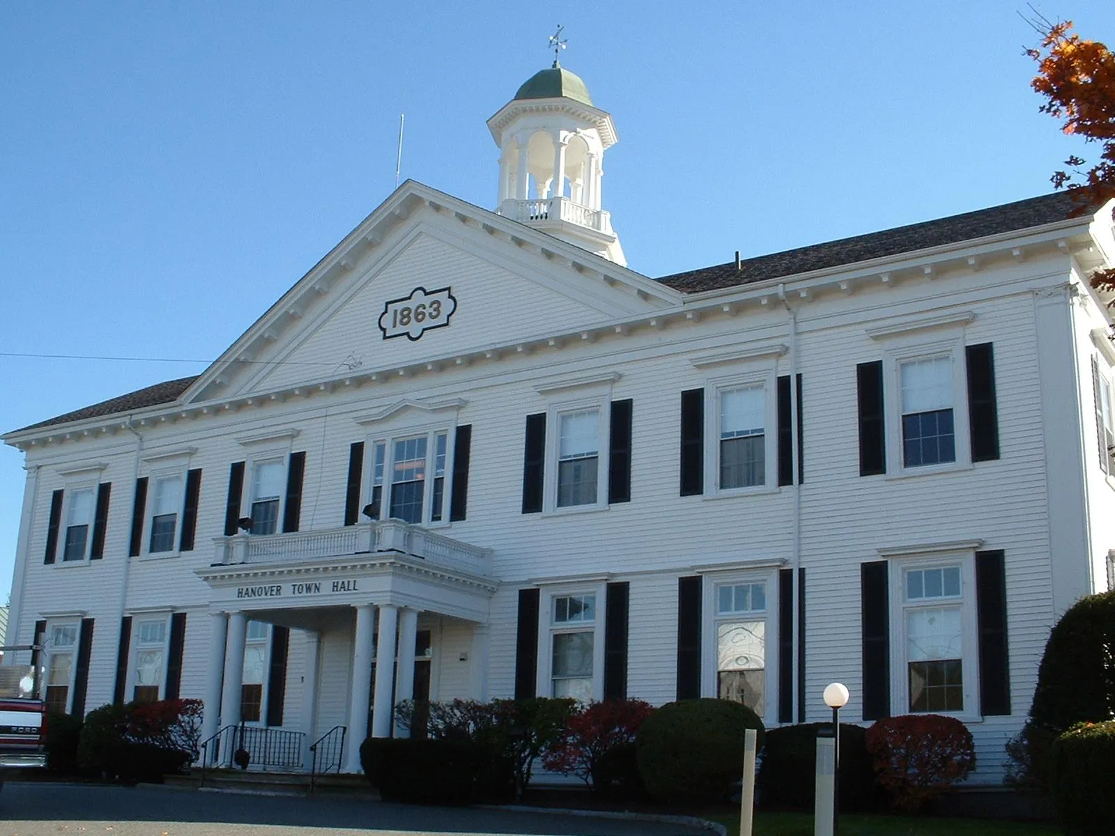 Hanover Town Hall, Hanover, Massachusetts.