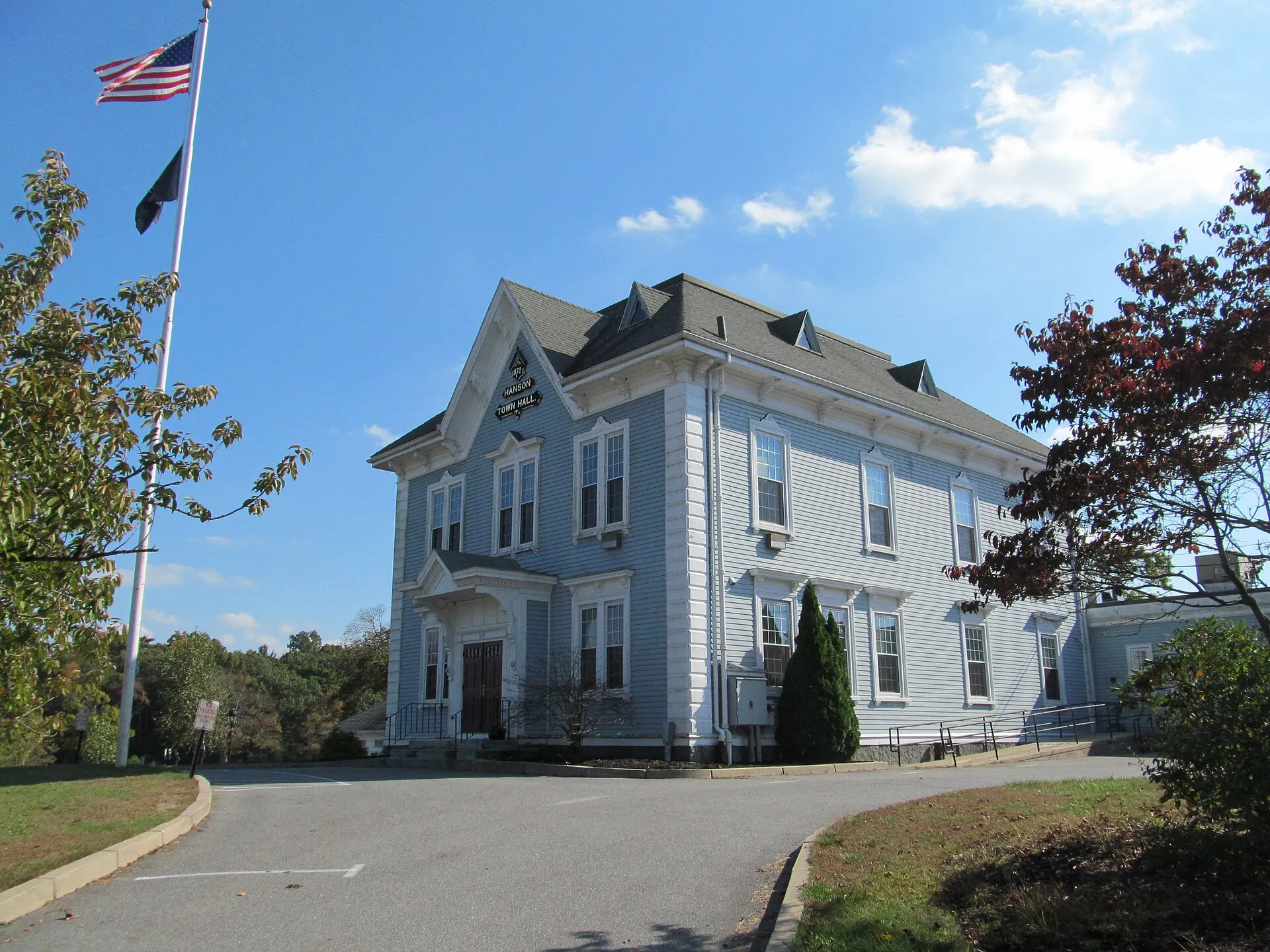 Town Hall, Hanson, Massachusetts.