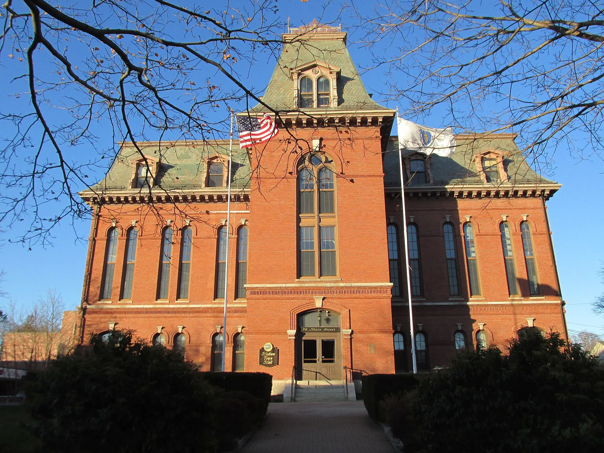 Town Hall, Hudson Massachusetts