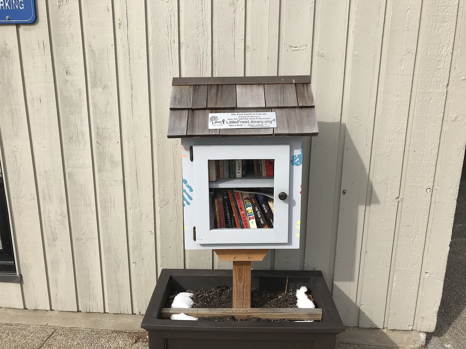 Little Free Library, Lincoln Station, Lincoln Massachusetts