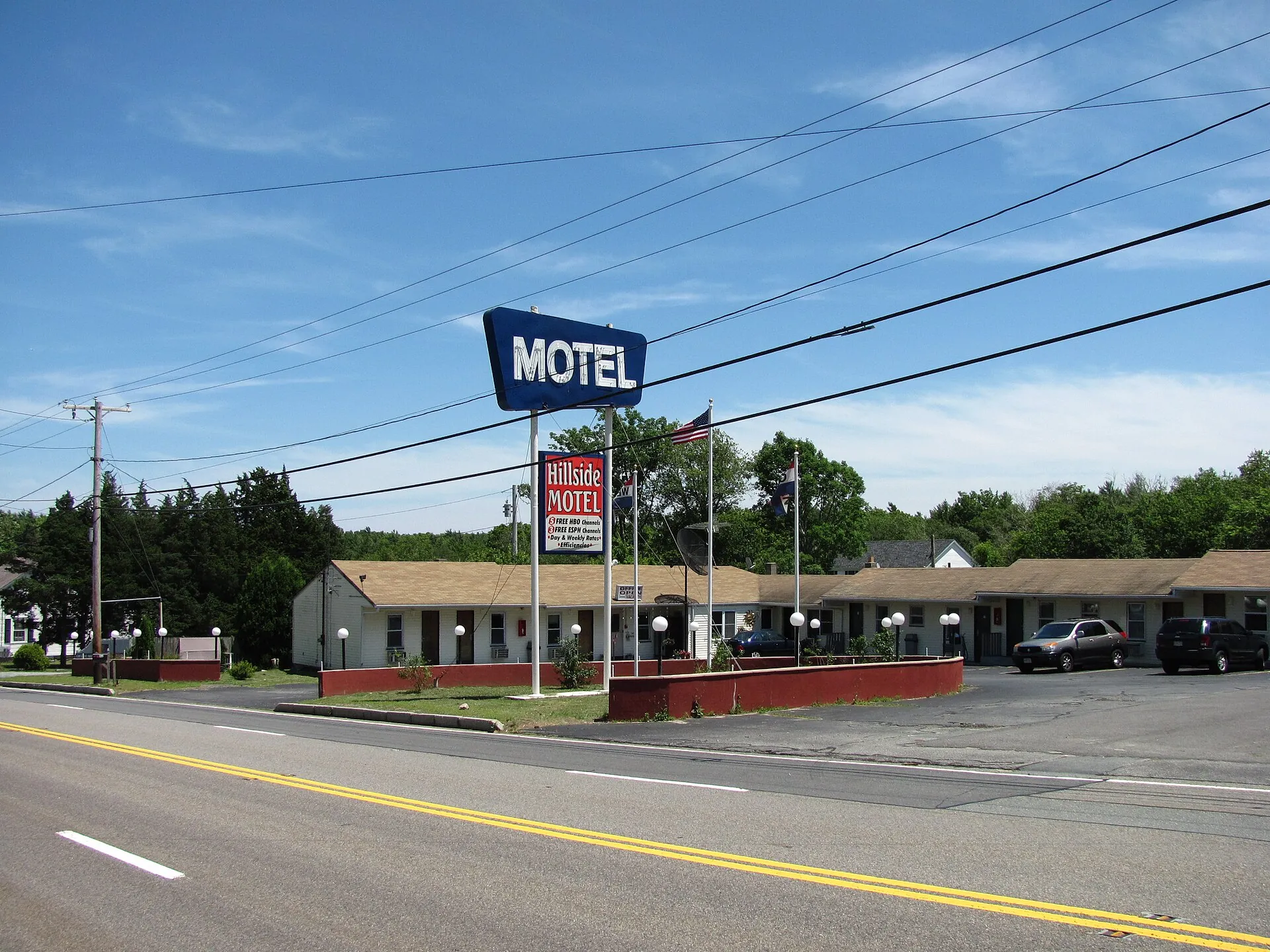 The Hillside Motel, Mattapoisett, Massachusetts.