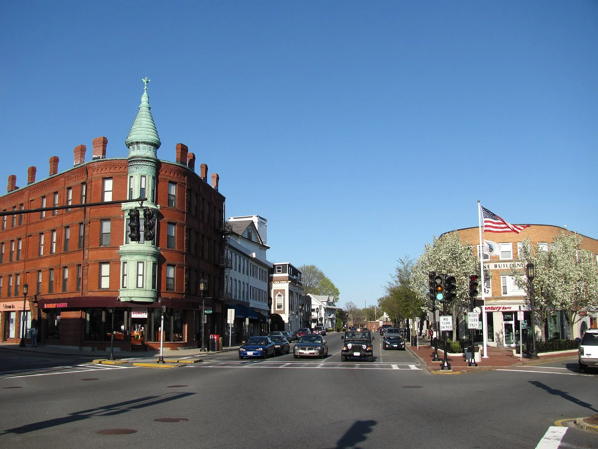 Medford Square, Medford Massachusetts.