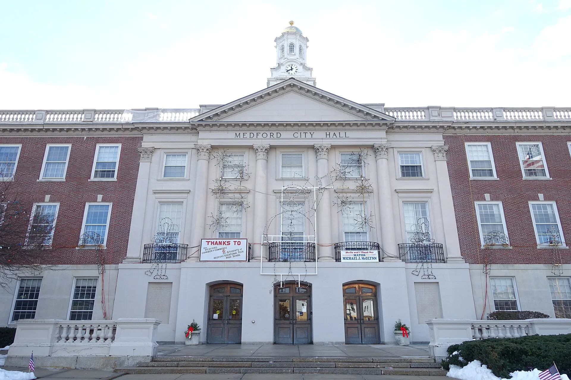 Medford City Hall - Medford, Massachusetts, USA.