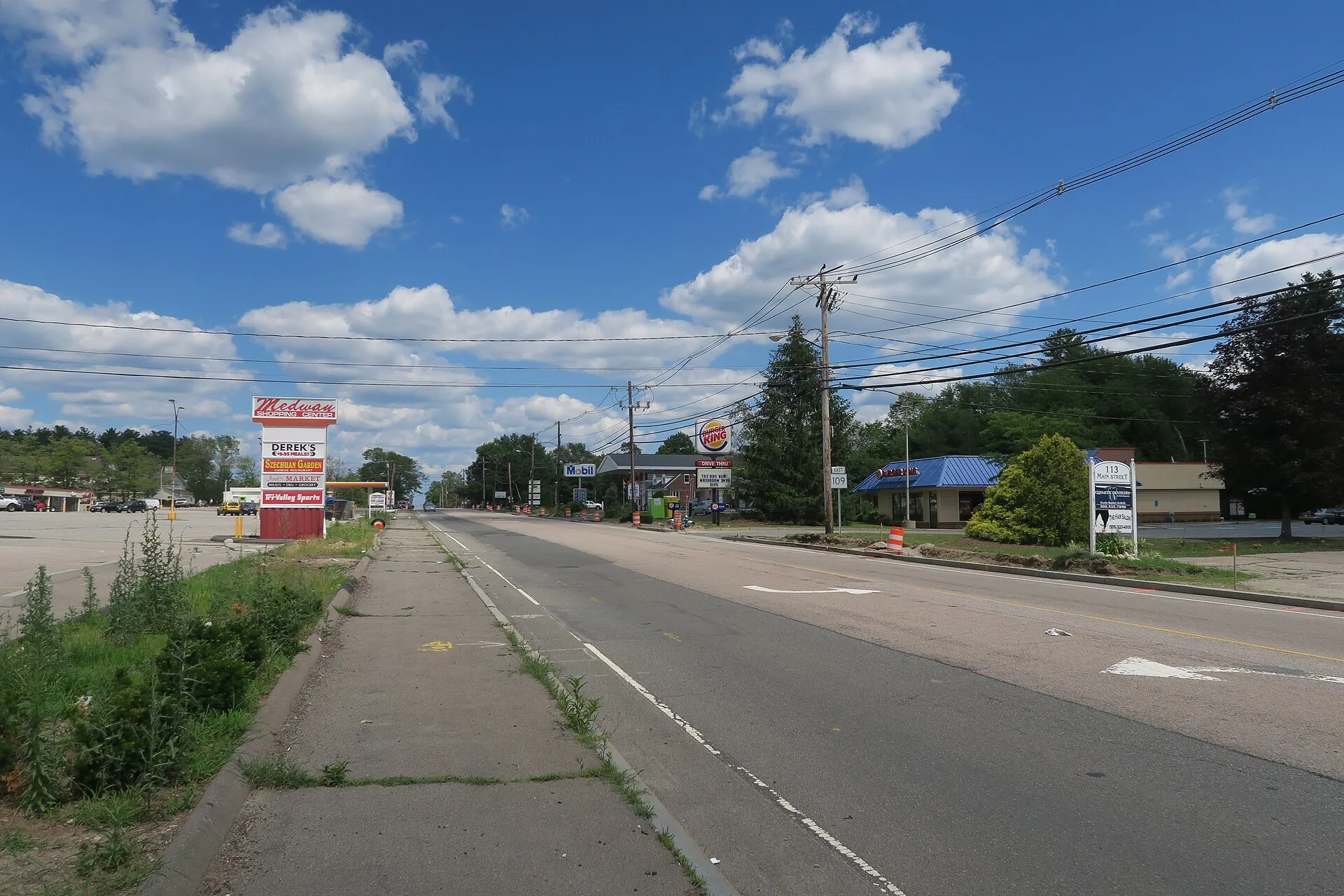 Main Street, Medway Massachusetts