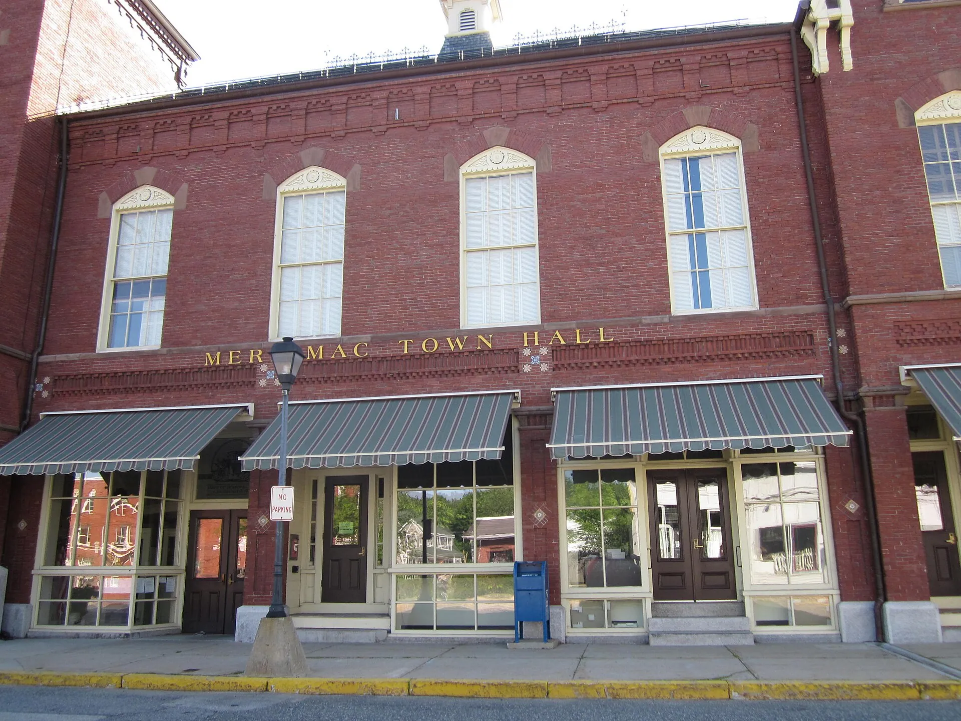 Town Hall in Merrimac, Massachusetts.