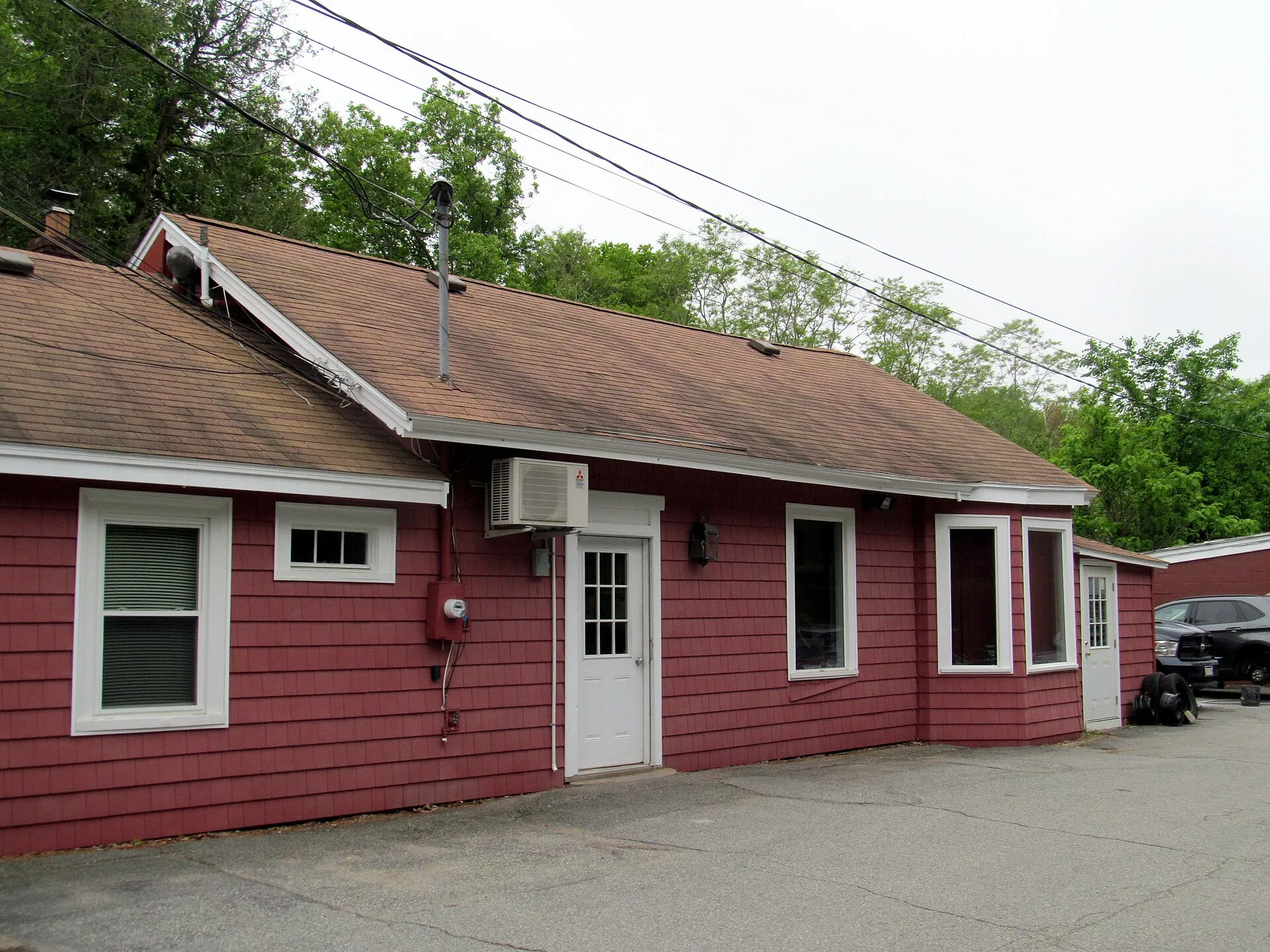 The former North Reading station in May 2017.