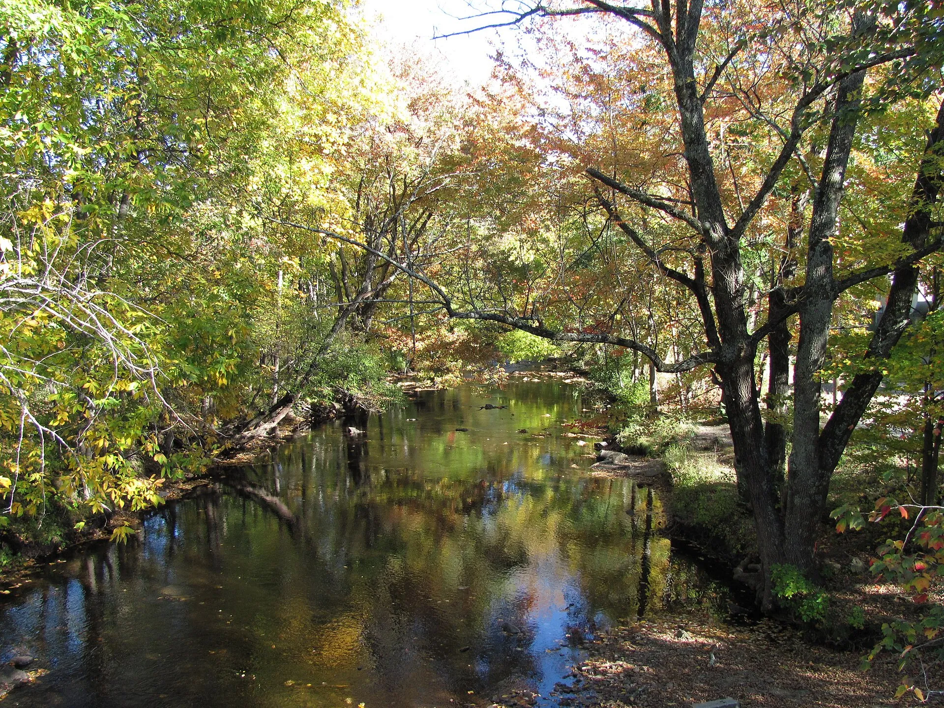 Nissitissit River, Pepperell Massachusetts at Mill Street.