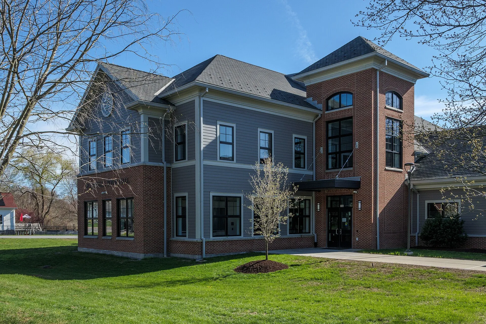 Plainville, Massachusetts Town Hall. Part of the Municipal Complex which opened 2019.