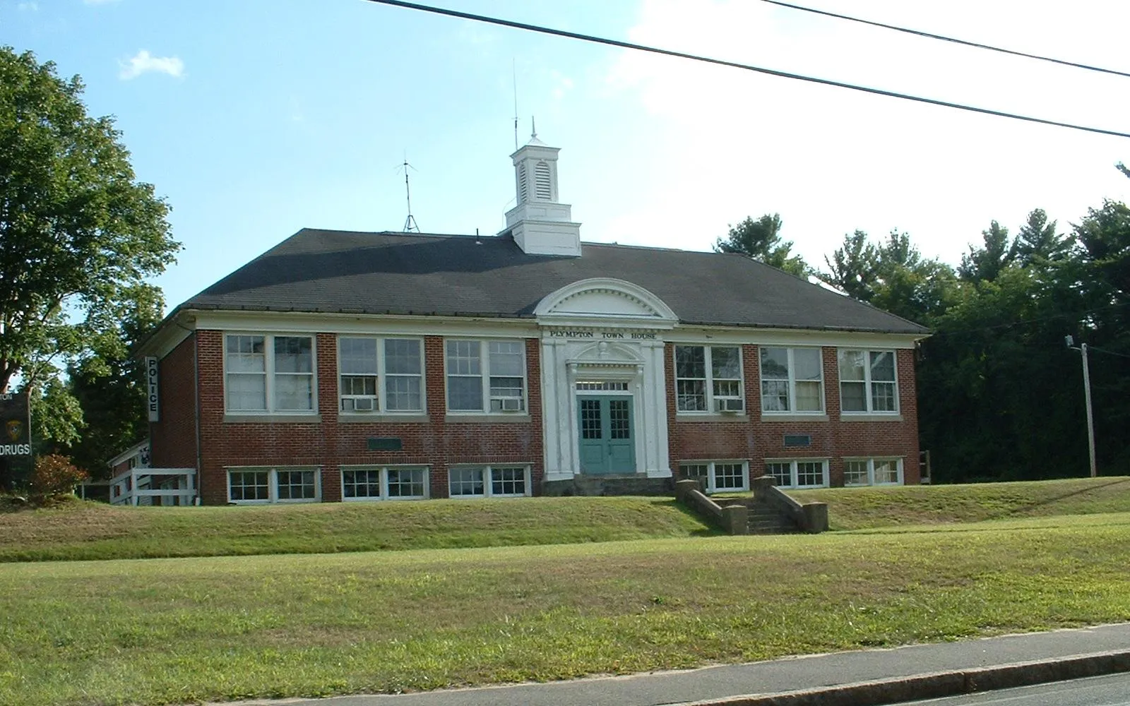 Plympton Town Hall, Plympton, Massachusetts.