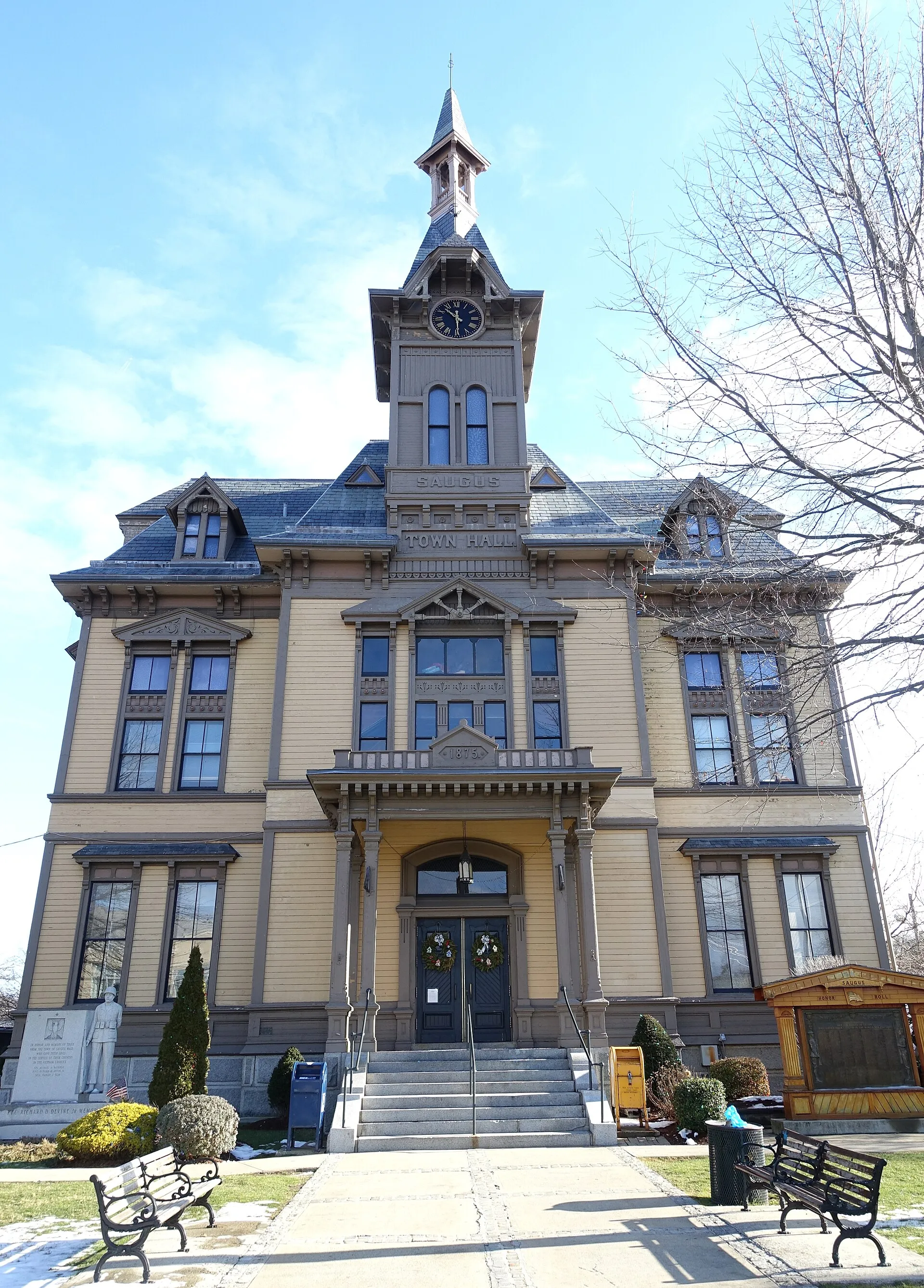 Saugus Town Hall - Saugus, Massachusetts, USA.