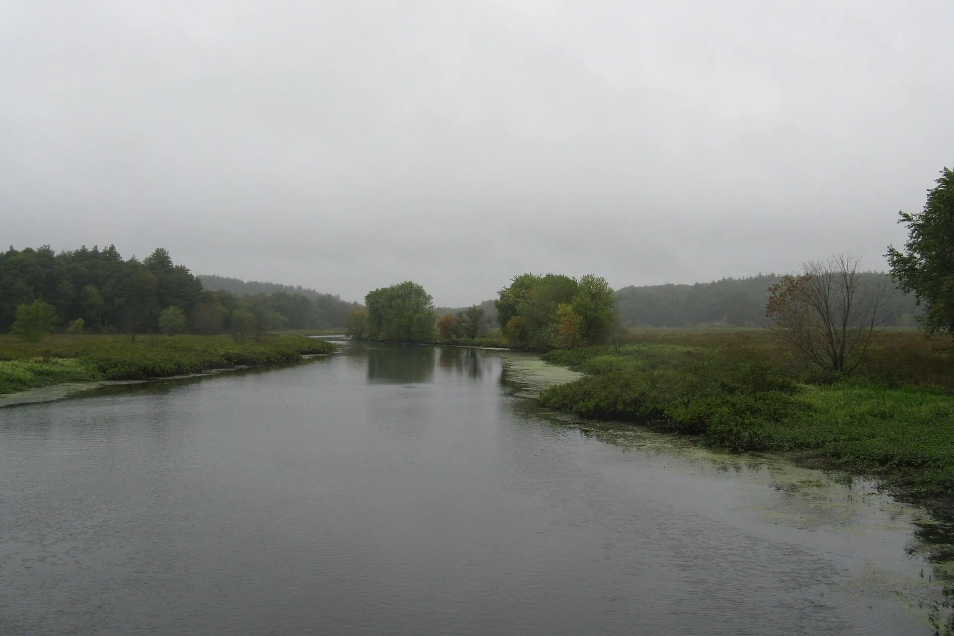 Sudbury River looking west from Sherman's Bridge Road, Sudbury Massachusetts.
