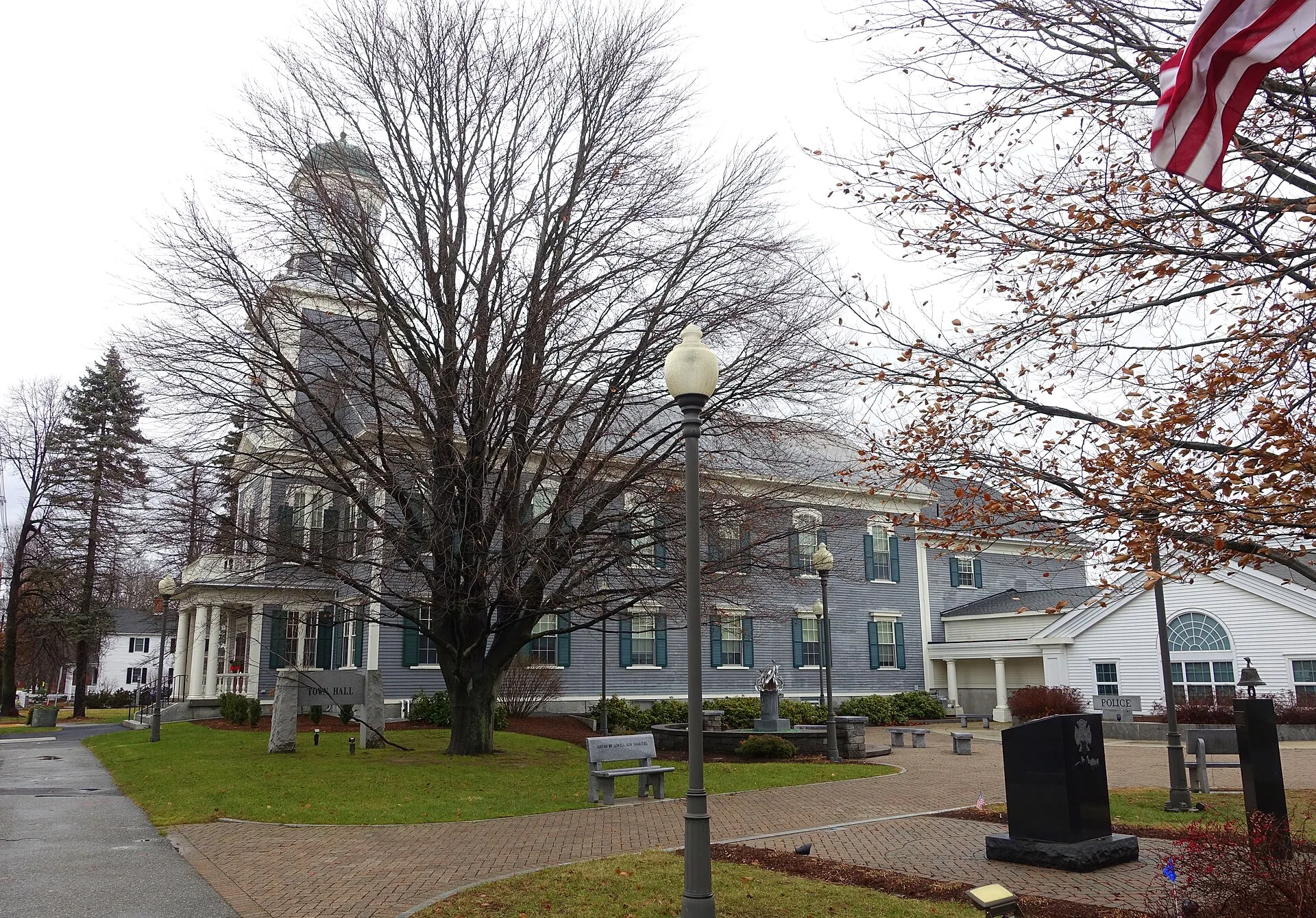 Westford Town Hall - Westford, Massachusetts, USA.
