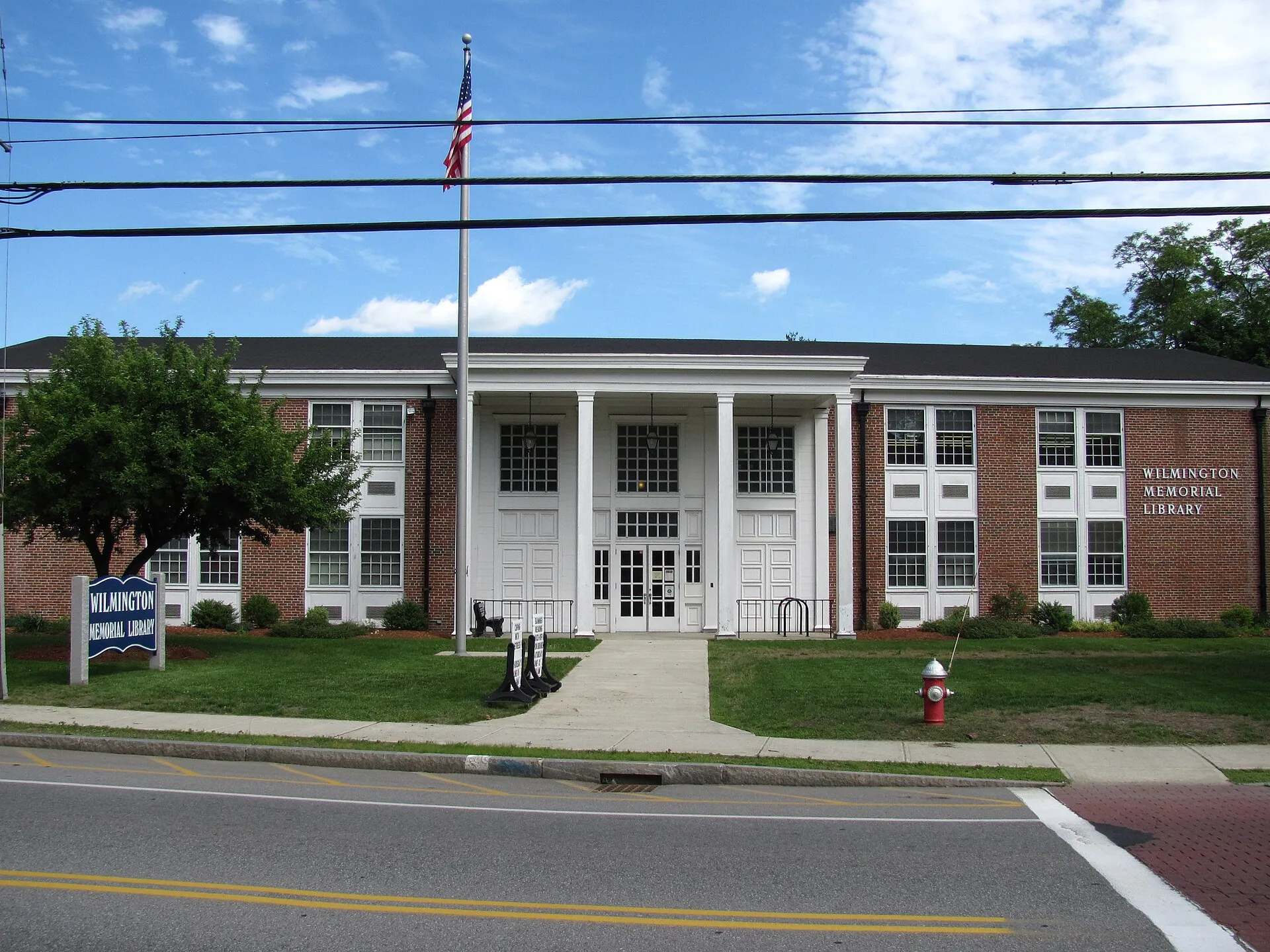 Wilmington Memorial Library, Wilmington Massachusetts.