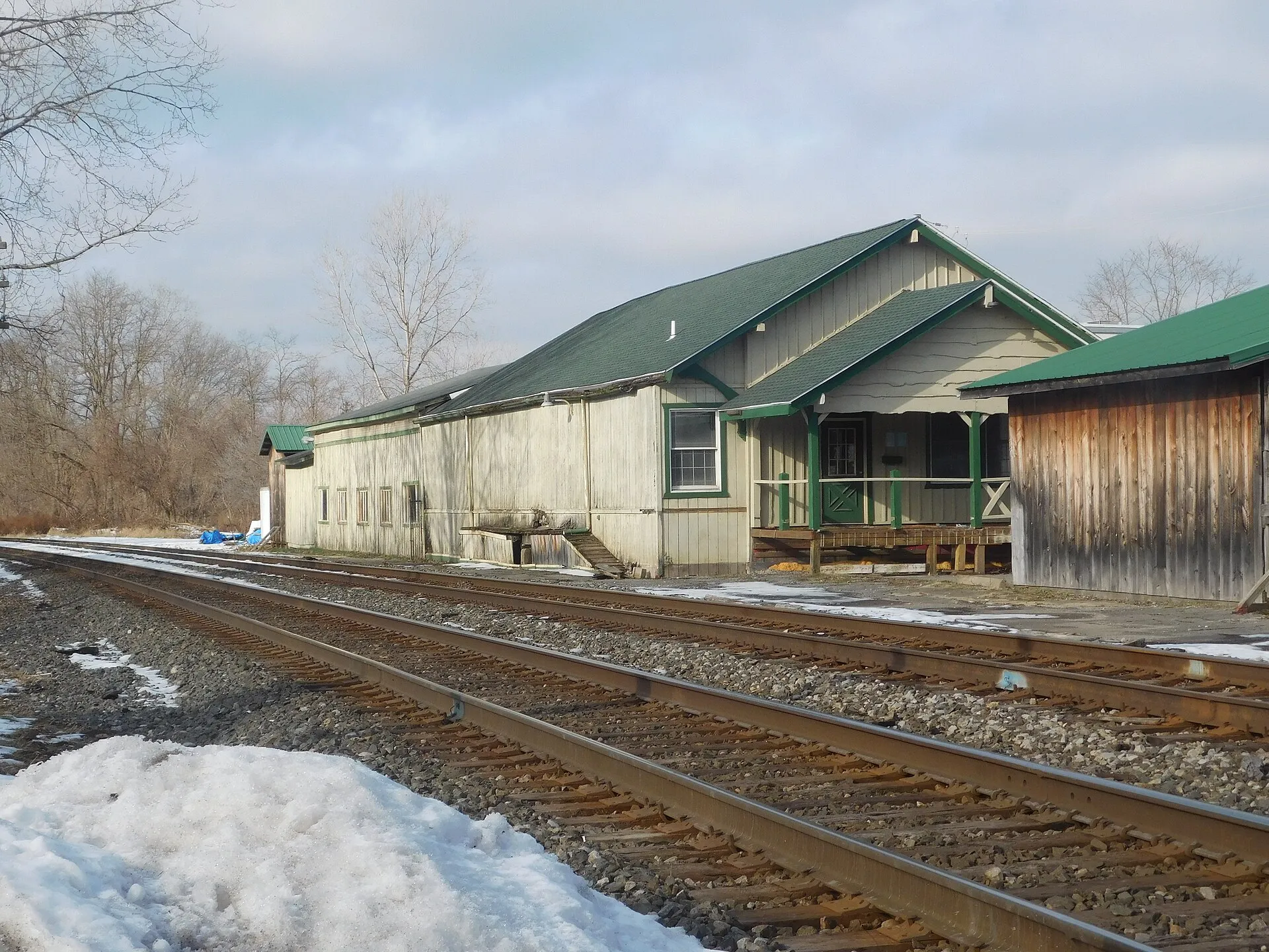Historic Erie Railroad station, Alden