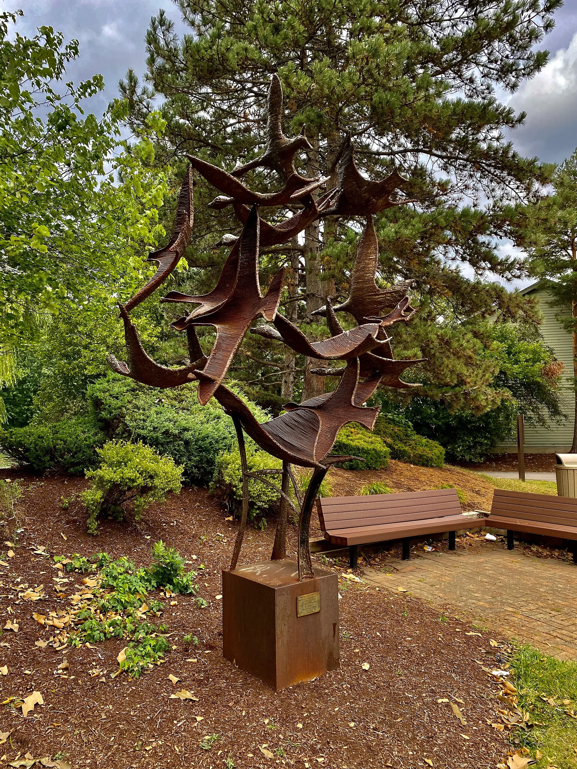 Griffis sculpture at DiMartino Garden, Walton Woods Park
