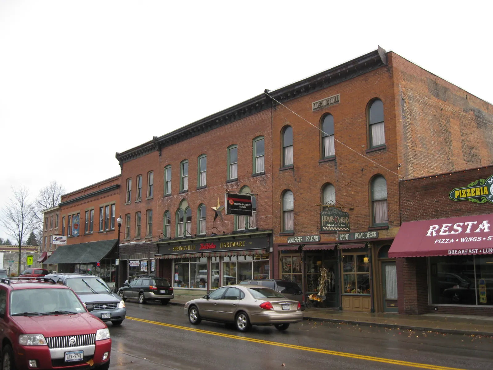 Springville, New York (within the Town of Concord)