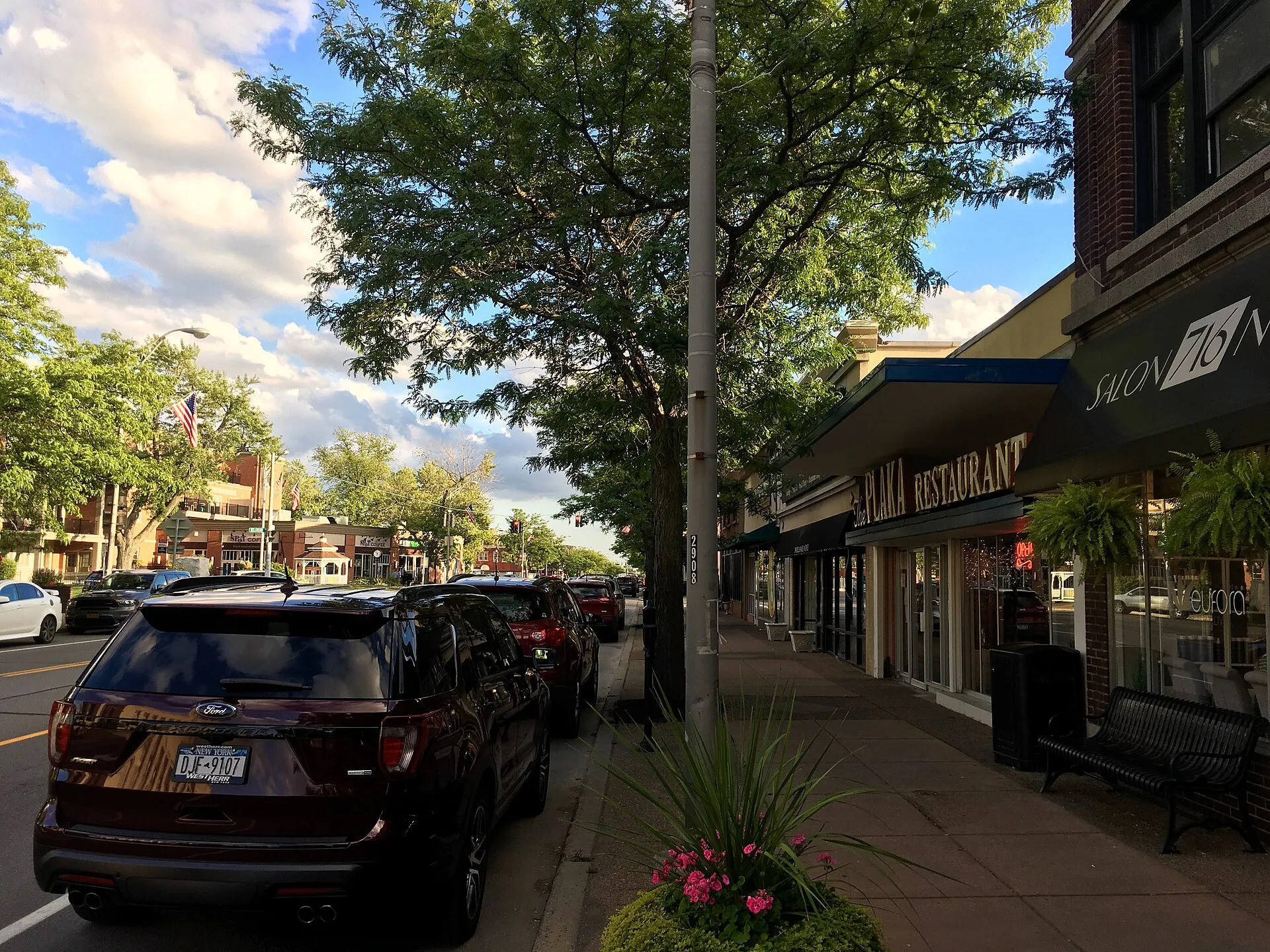 Delaware Avenue in Kenmore village center