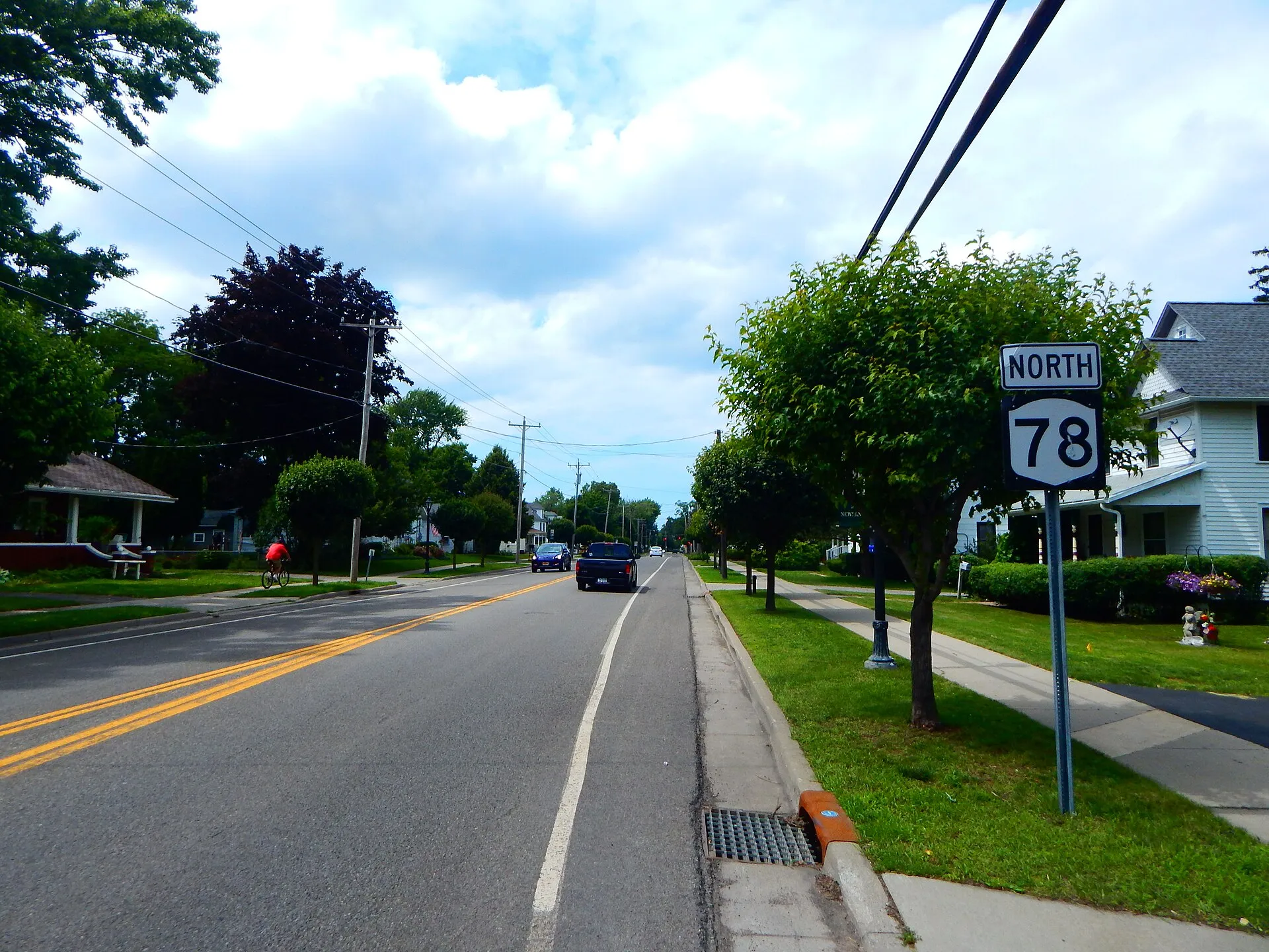 NY Route 78 through Newfane