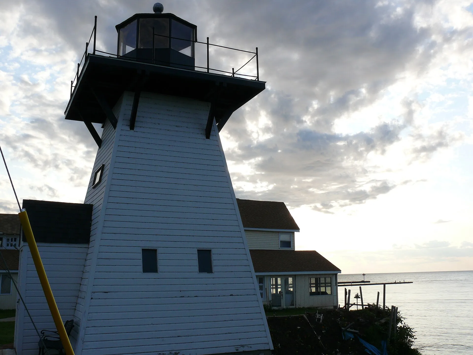 Olcott Beach lighthouse