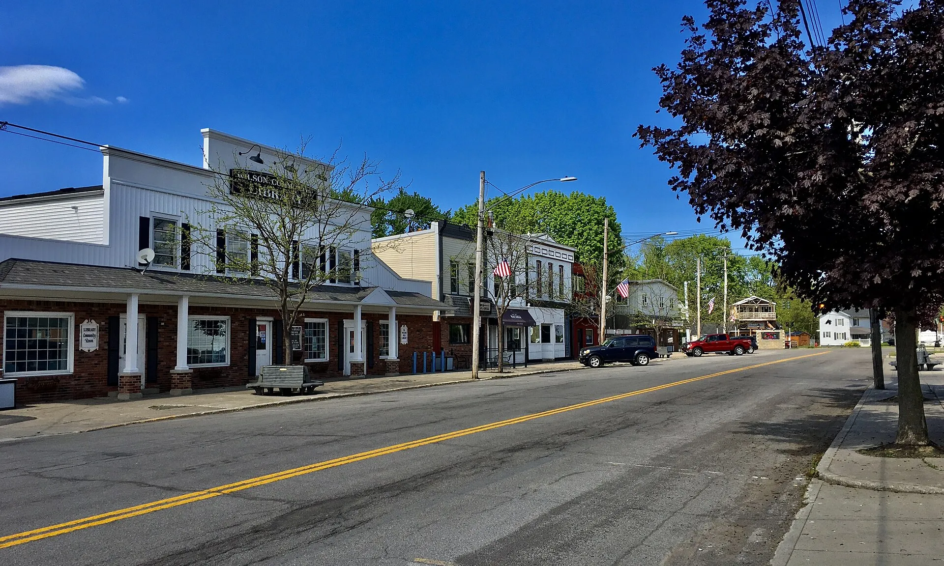Young Street in the Village of Wilson