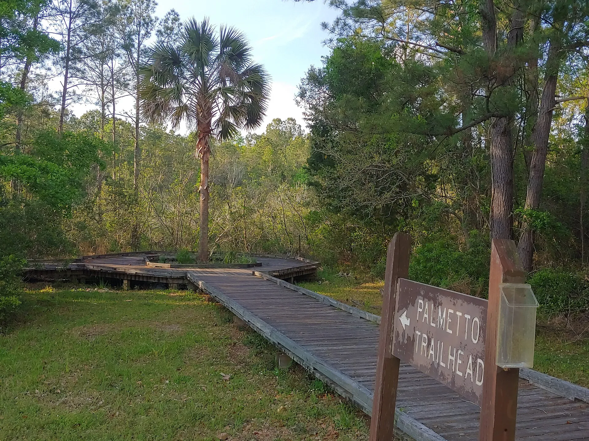 The Awendaw Passage of the Palmetto Trail, ending at Buck Hall Landing.