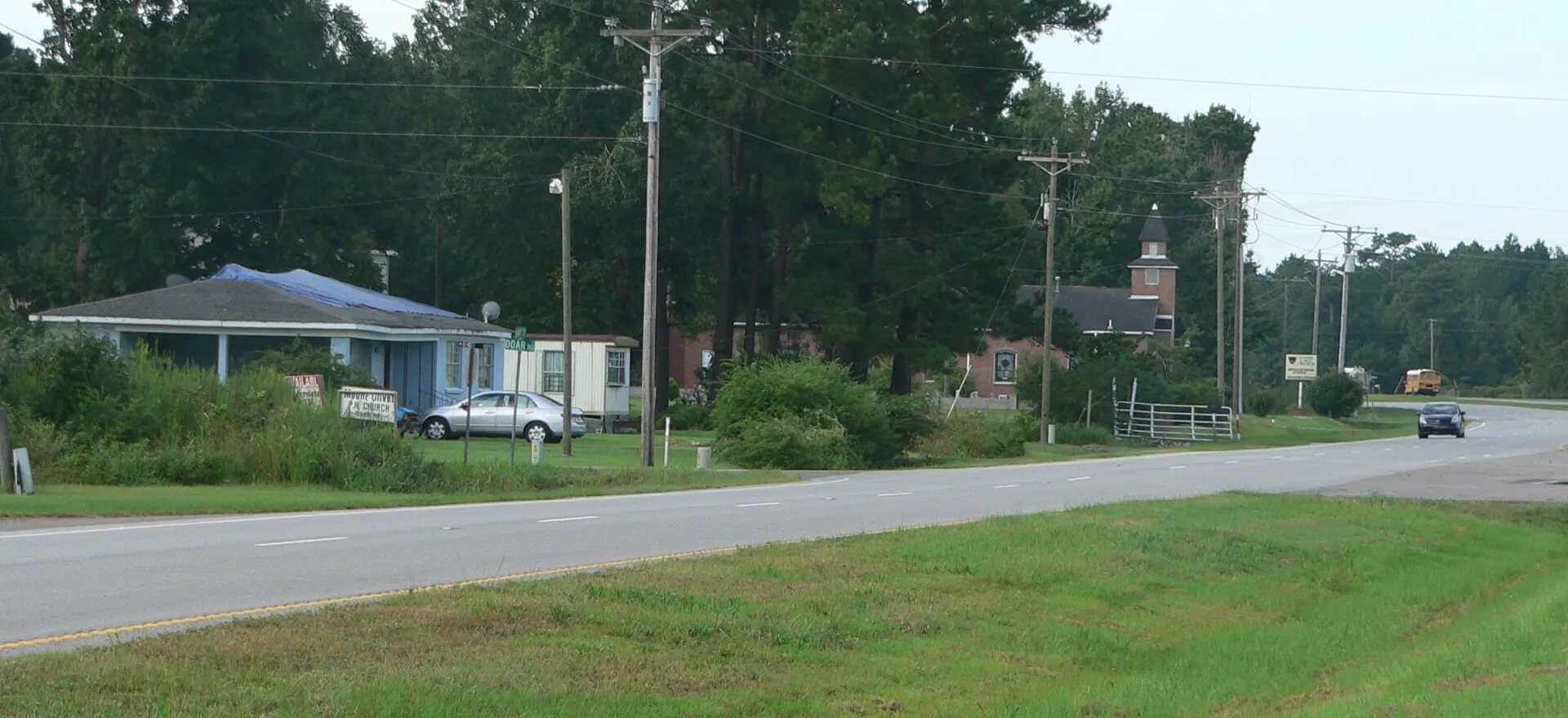 U.S. Highway 17 at Awendaw Creek.