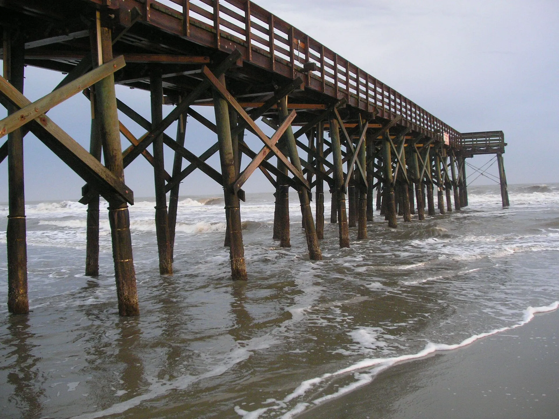 The pier on the Isle of Palms.