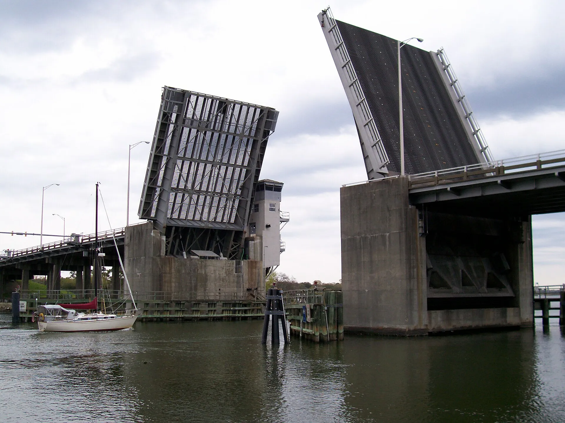 The Wappoo Creek Bridge.