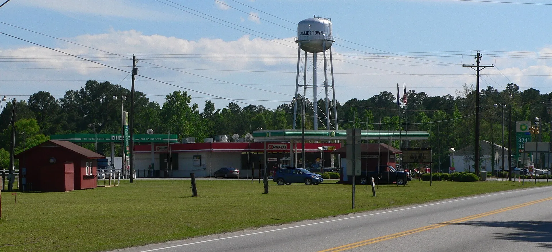 Downtown Jamestown on U.S. Highway 17A / S.C. Highway 41.