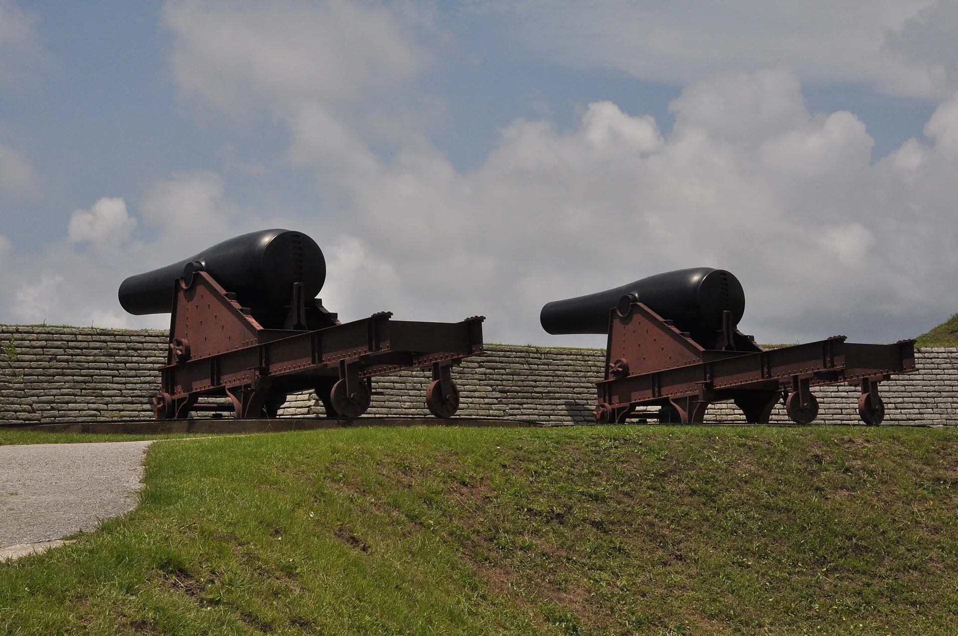 Cannons at Fort Moultrie, Sullivan's Island.