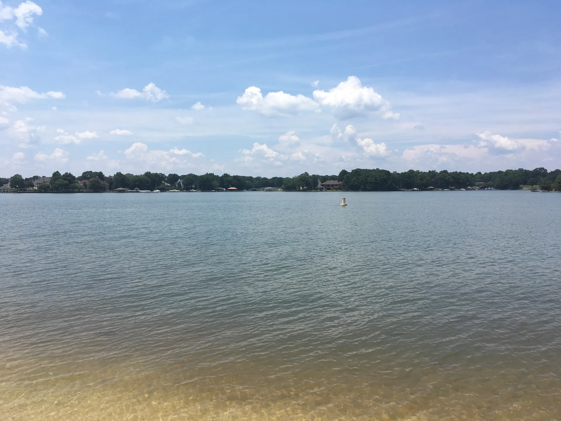 Lake Norman in Ramsey Creek Park in Cornelius, North Carolina