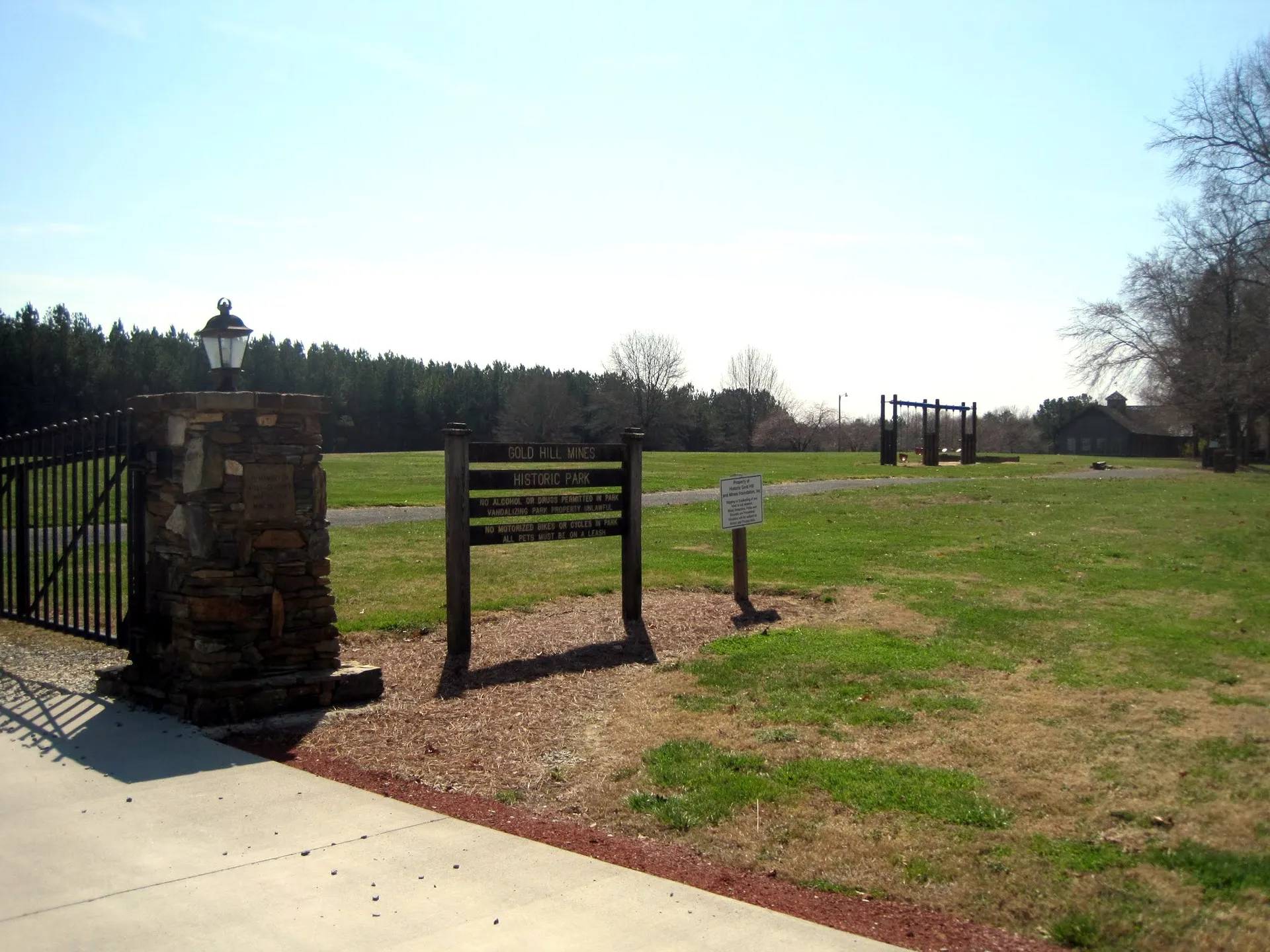 Nearby Enochville area: Gold Hill park