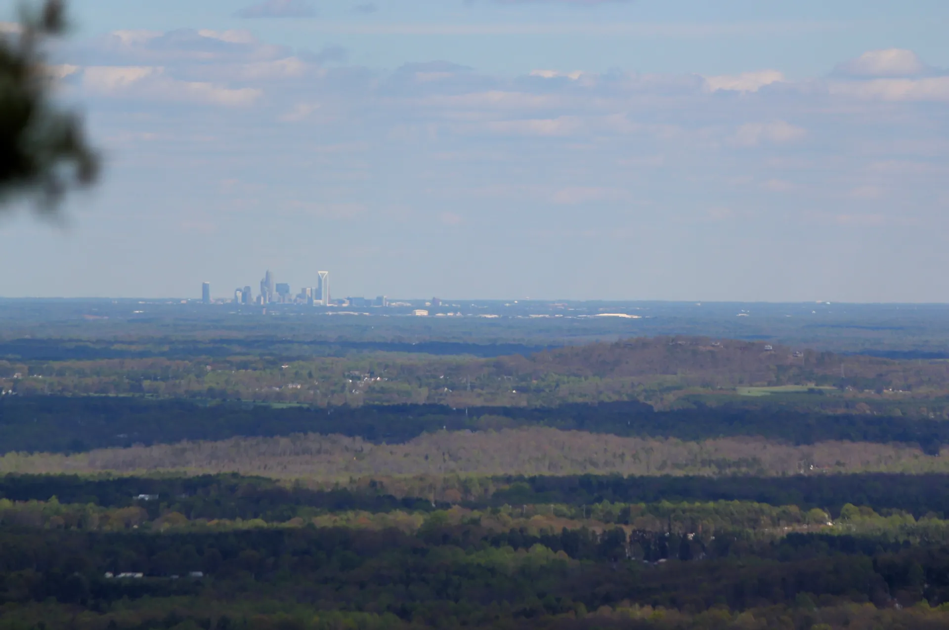 Charlotte Skyline from King's Pinnacle