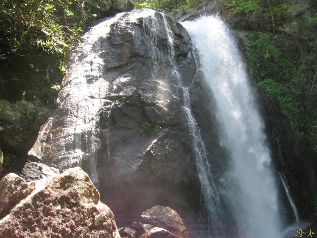 Self-Authored shot of High Shoals Falls, April 28, 2006.