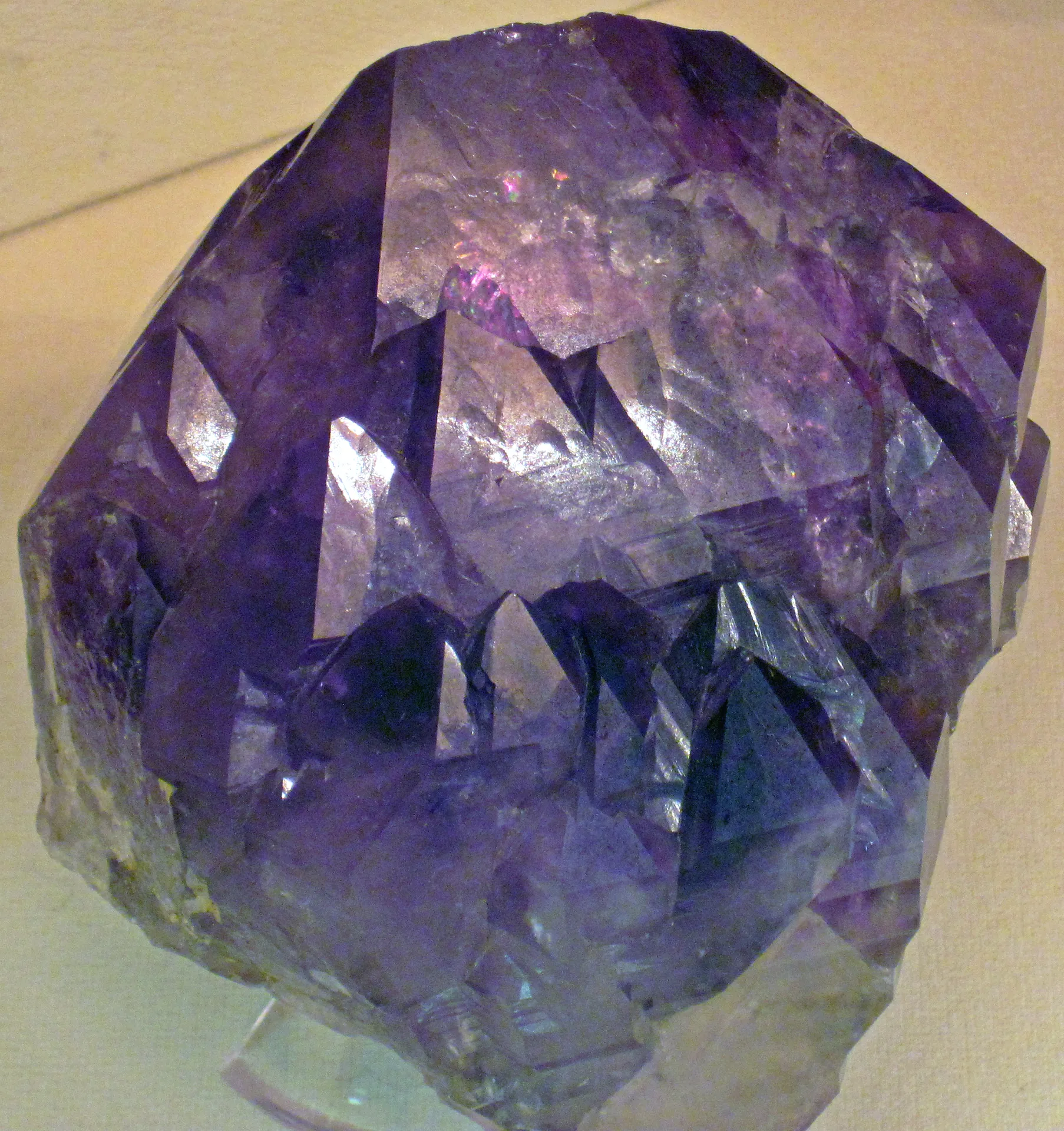 Amethyst from North Carolina, USA. (public display, North Carolina Museum of Natural Sciences, Rayleigh, North Carolina, USA) A mineral is a naturally-occurring, solid, inorganic, crystalline...