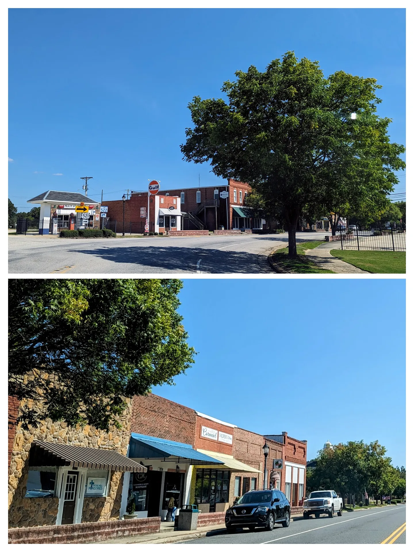 Nearby Irwin area: Photo(s) of downtown Heath Springs, SC.