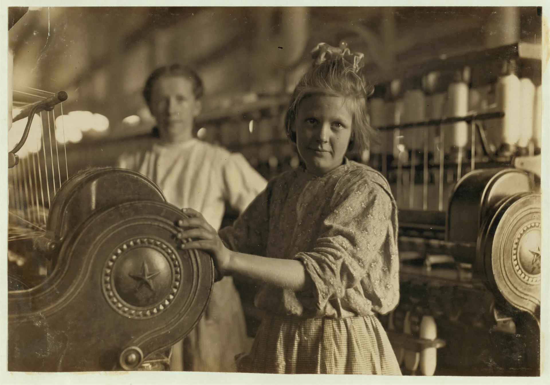 Title: A typical Spinner Lancaster Cotton Mills, S.C. Abstract: Photographs from the records of the National Child Labor Committee (U.S.) Physical description: 1 photographic print. Notes: Girls.;...