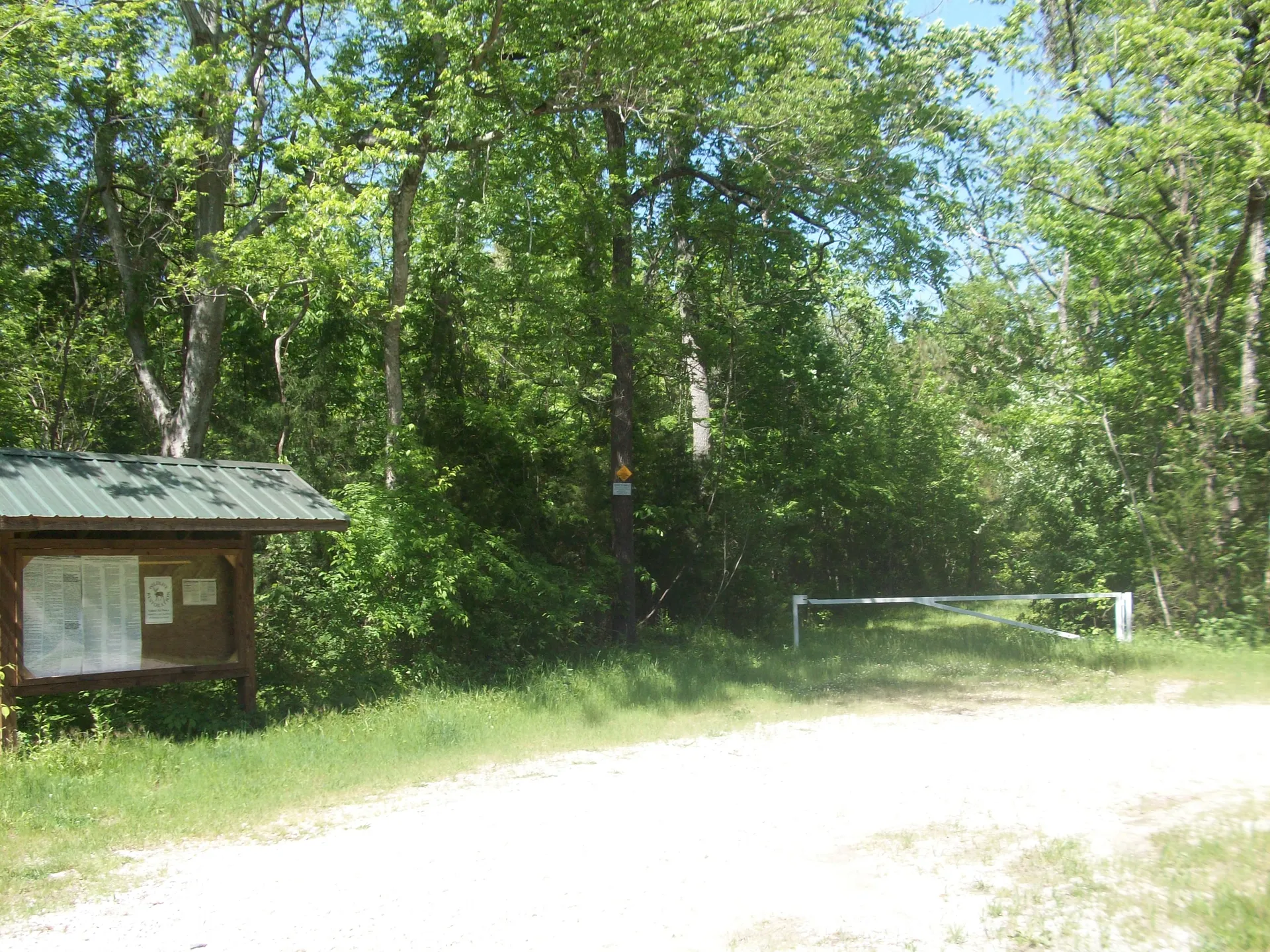 Entrance to the James Ross Wildlife Management Area.
