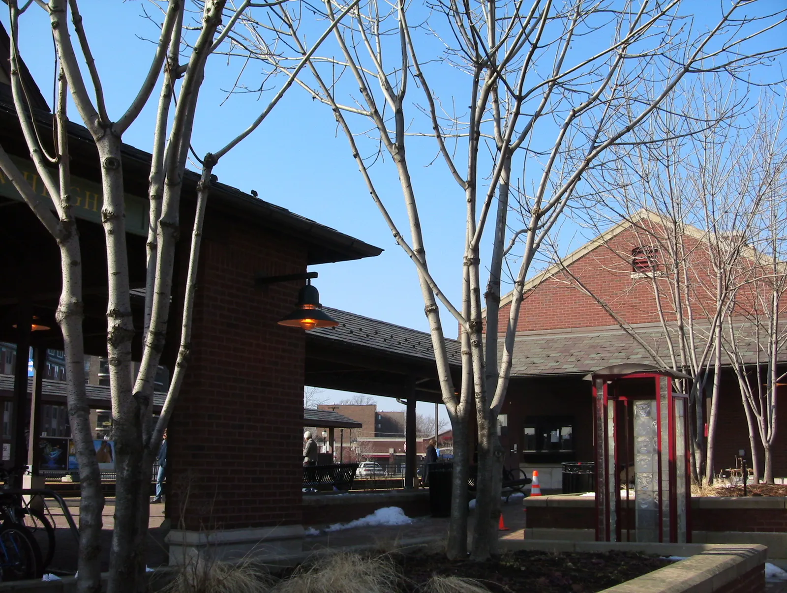 The station building at Arlington Heights, Illinois