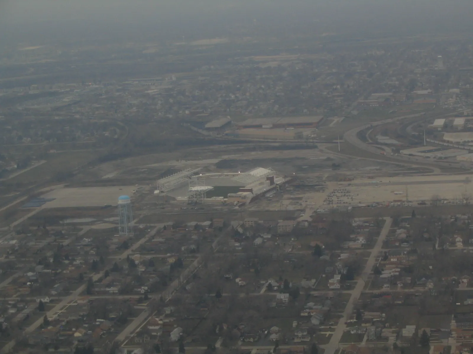 Bridgeview Stadium, home of the Major League Soccer Chicago Fire. This is a brand new stadium, yet to be used at the time the photo was ..