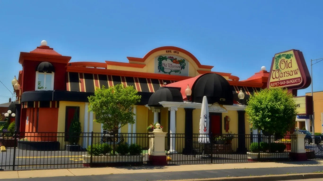 Old Warsaw Restaurant, 4750 N. Harlem Ave. (opened 1972, closed 2018)