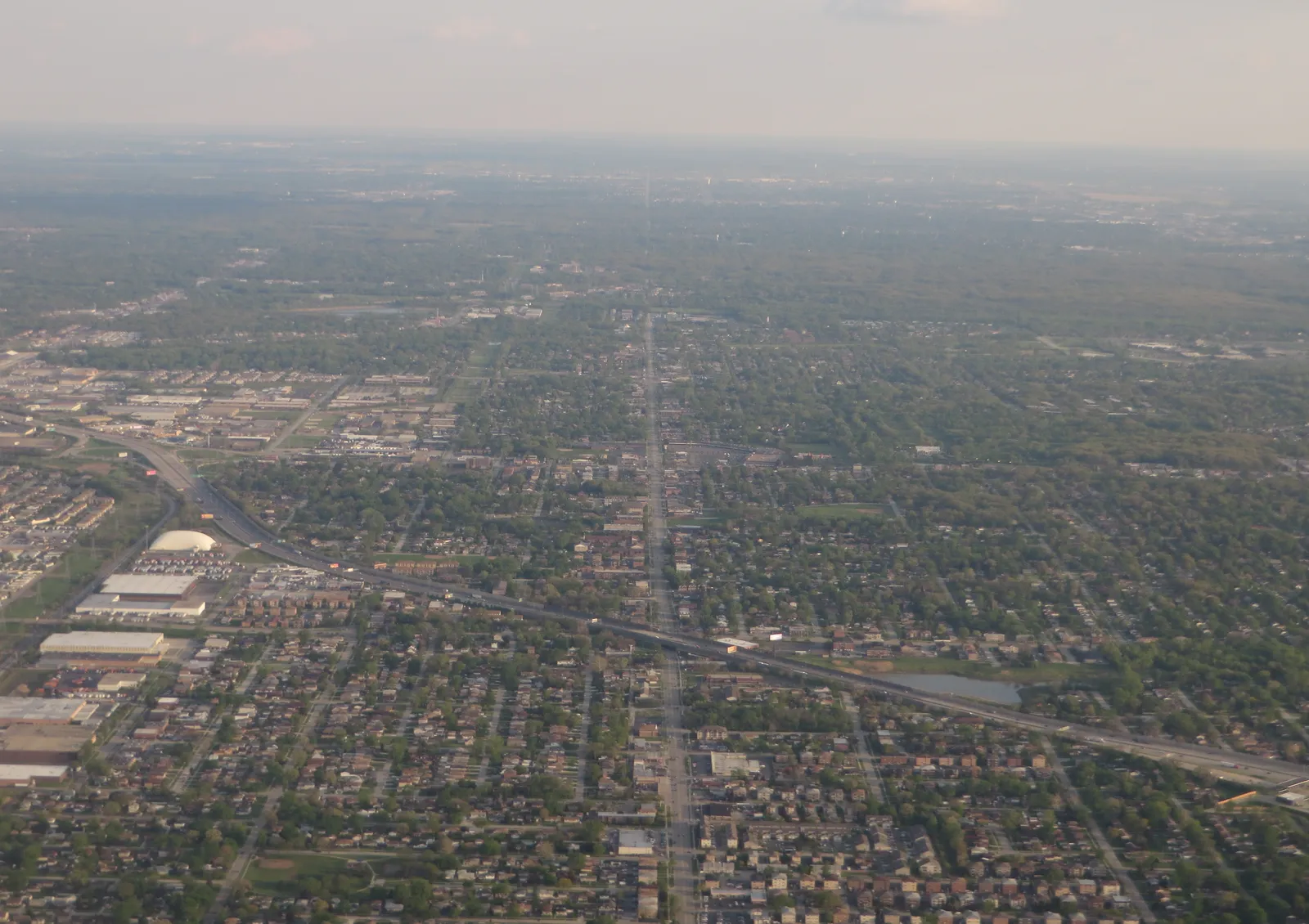 Aerial view of Hickory Hills (Roberts Road)