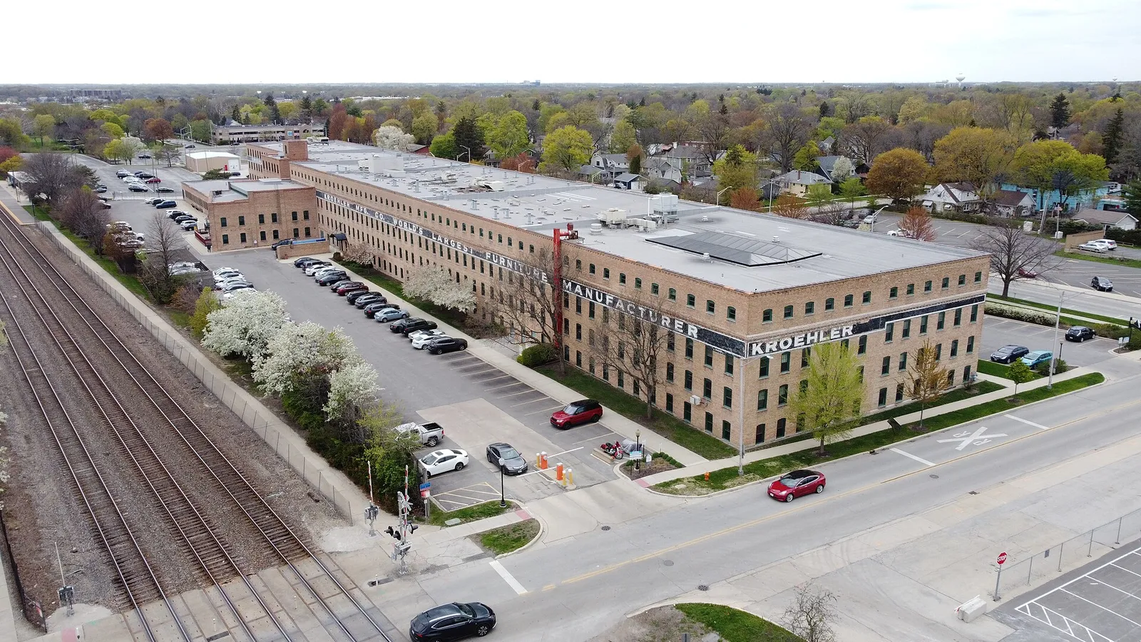 The former Kroehler furniture factory in Naperville IL.